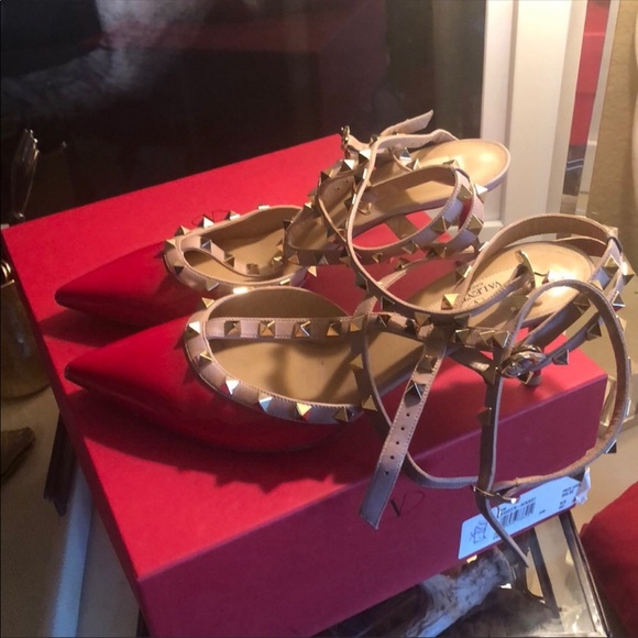 Authentic VALENTINO Rockstud Kitten Heels - Picture 6 of 8